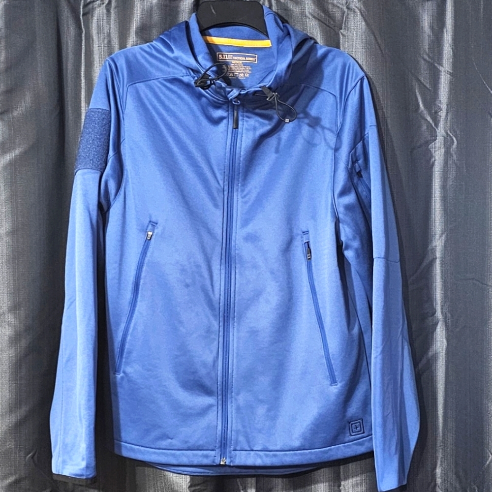 5.11 Reactor Fz Hoodie Tatical Series Blue Size Medium  Durability Jacket Spring
